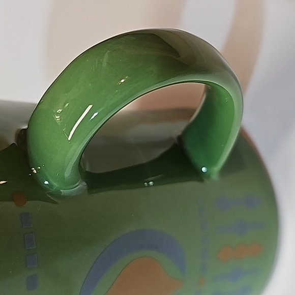 Peet's Green Gold + Blue Ornament Mug - Picture 4 of 11